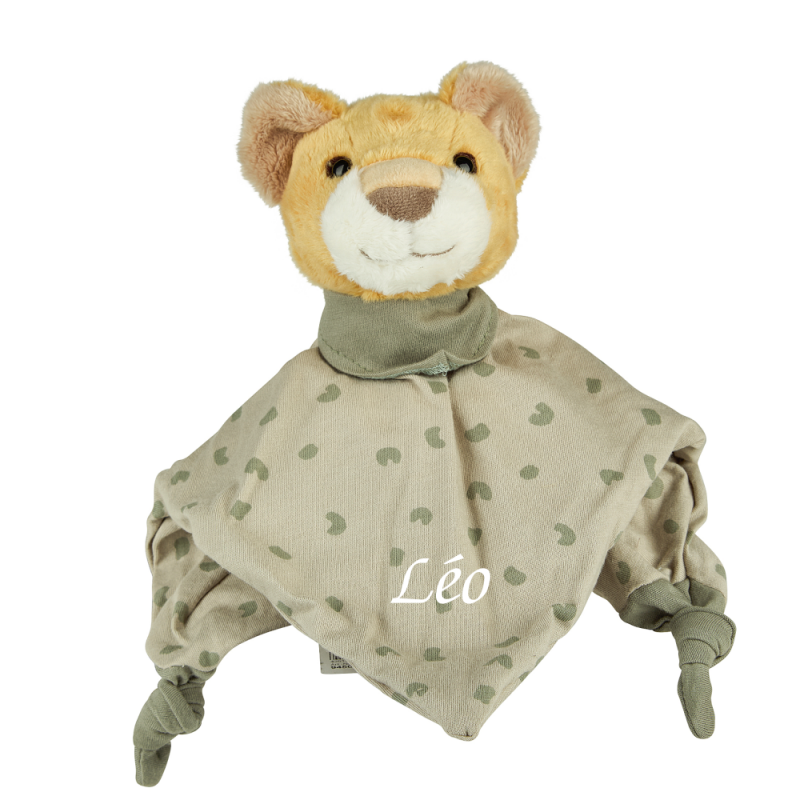  - léo lion - plat vert 20 cm 